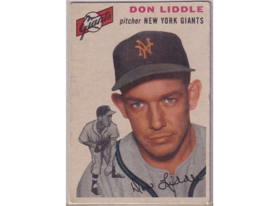 1954 Topps Don Liddle