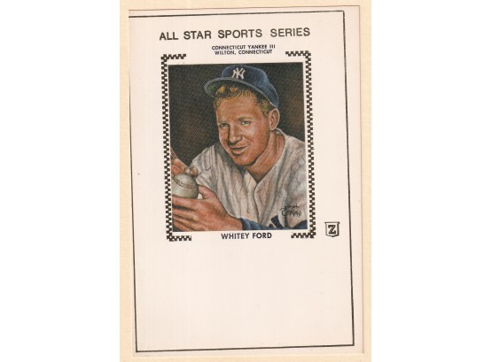Whitey Ford All Star Sports Series Connecticut Yankee III Wilton, Ct