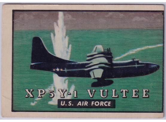 1952 Topps Wings Xp5y-1 Vultee