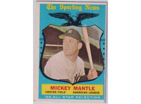 1959 Topps Mickey Mantle All Star
