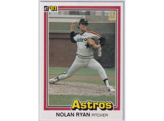 1981 Donruss Nolan Ryan