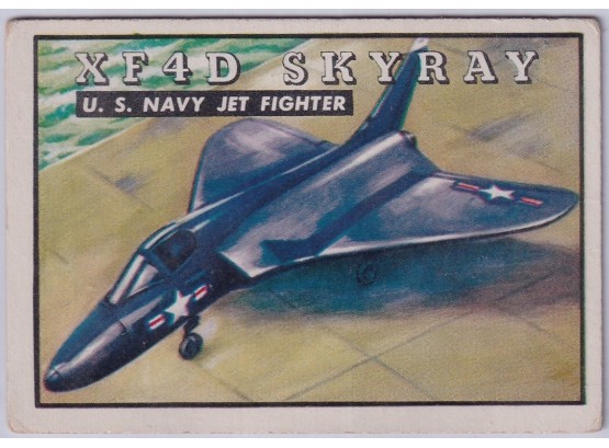 1952 Topps Wings XF4D Skyray