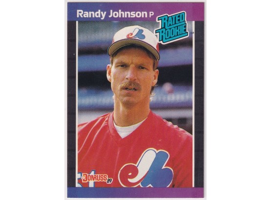 1989 Donruss Randall Johnson Rated Rookie