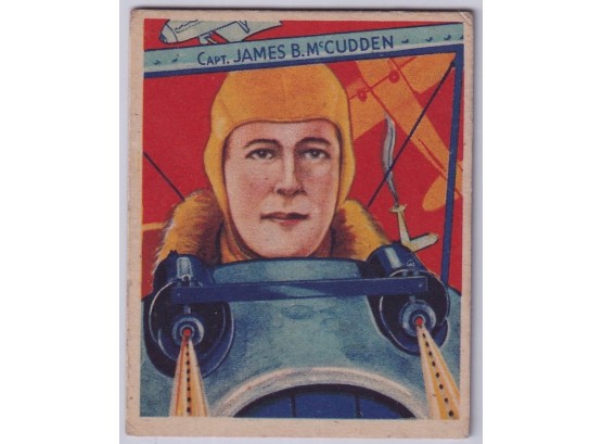 1934 National  Chicle Capt. James B. McCudden Skybirds