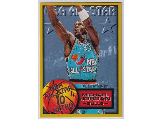 1996-97 Fleer Michael Jordan All Star 10 Retro