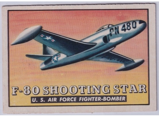 1952 Topps Wings F-80 Shooting Star