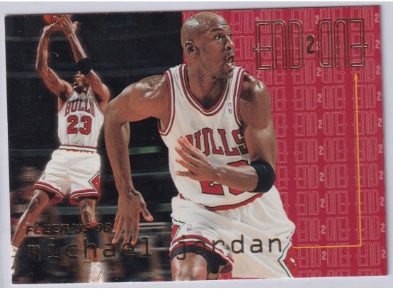 1995-96 Fleer Michael Jordan End 2 End