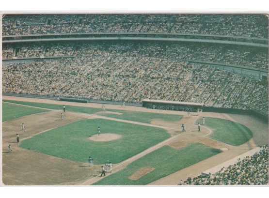 Shea Stadium Baseball Postcard