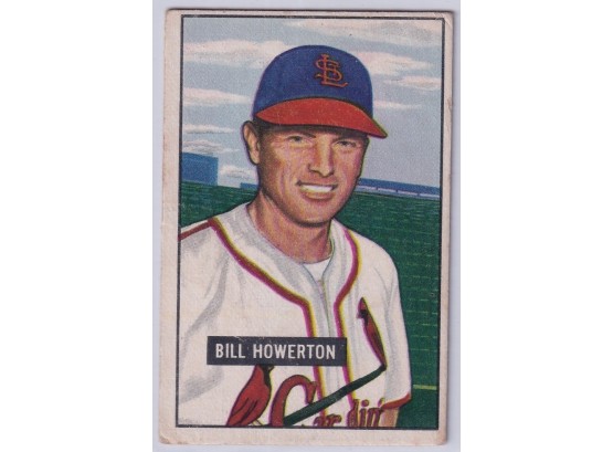 1951 Bowman Bill Howerton