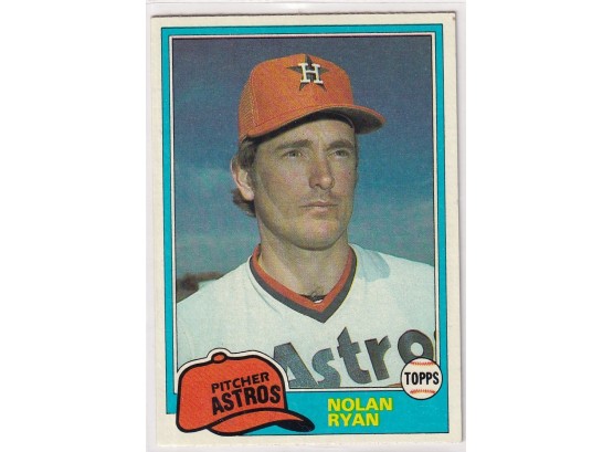 1981 Topps Nolan Ryan