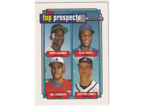 1992 Topps Top Prospects Chipper Jones Rookie