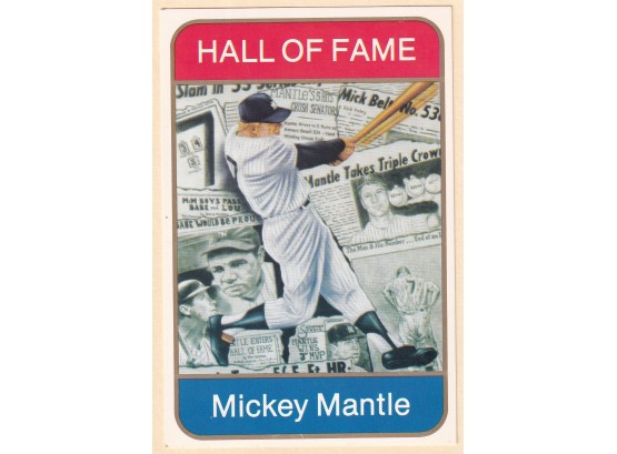 Mickey Mantle HOF Large Card