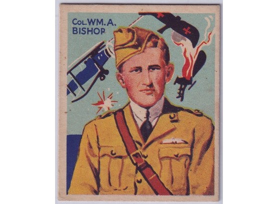 1934 National  Chicle Col. William A. Bishop Skybirds