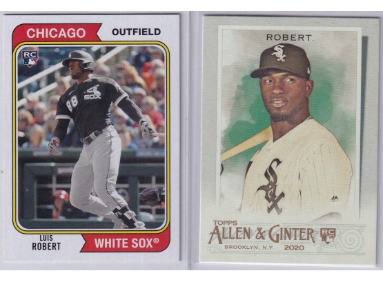 2 Luis Robert Rookie Baseball Cards