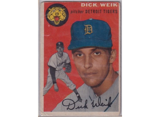 1954 Topps Dick Weik