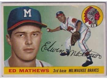 1955 Topps Ed Mathews