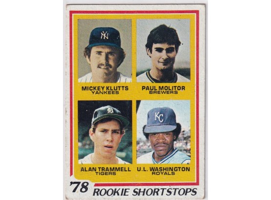 1978 Topps 78 Rookie Shortstops
