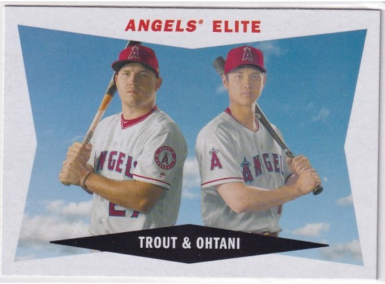 2020 Topps Trout And Ohtani Angels Elite