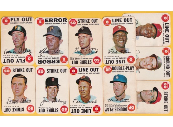 11 1968 Topps Game Baseball Cards
