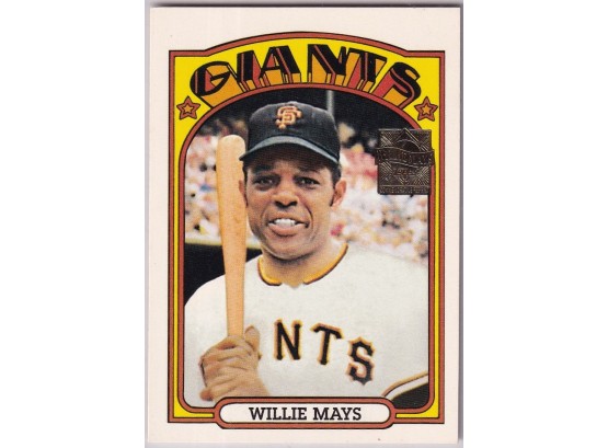 1997 Topps Willie Mays Commemorative Set 1972 Reprint