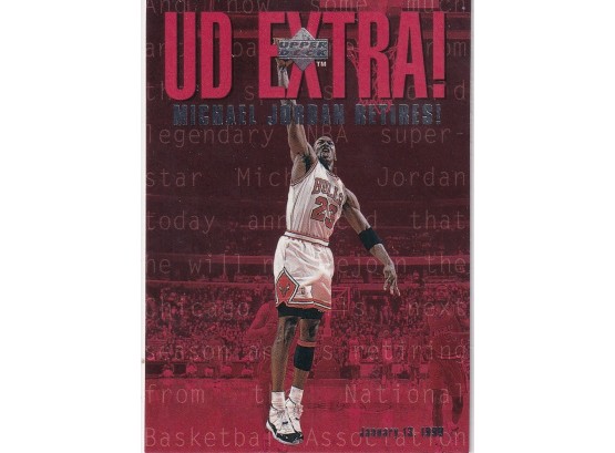 1999 Upper Deck Michael Jordan Retires!