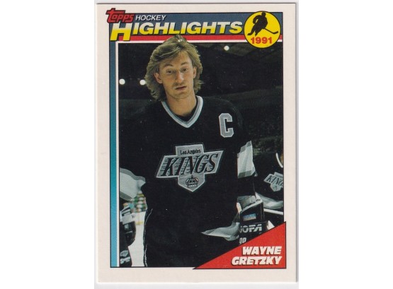 1991 Topps Wayne Gretzky Hockey Highlights