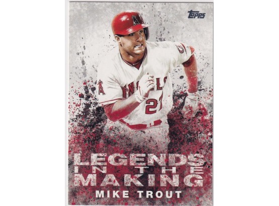 2018 Topps Mike Trout Legends In The Making