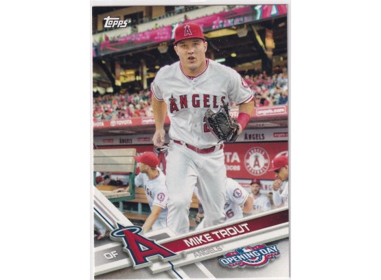 2017 Topps Mike Trout Opening Day