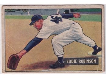 1951 Bowman Eddie Robinson