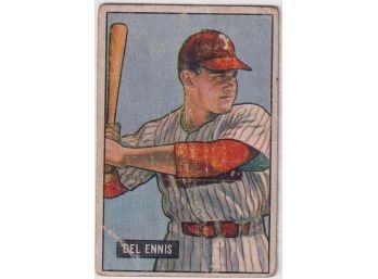 1951 Bowman Del Ennis