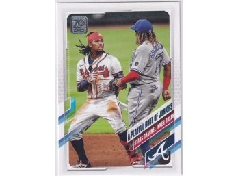 2021 Topps 70th Anniversary Acuna And Guerrero A Playful  Bout Of Juniors