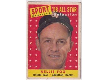 1958 Topps Nellie Fox All Star