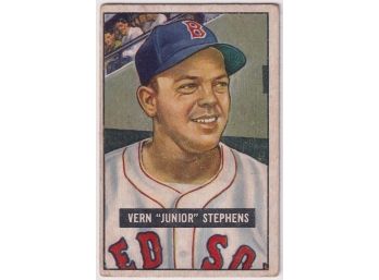 1951 Bowman Vern 'Junior' Stephens