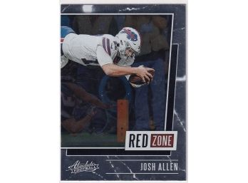2020 Panini Absolute Football Josh Allen Red Zone