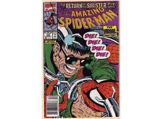 The Amazing Spider-Man #339 Erik Larson Art !