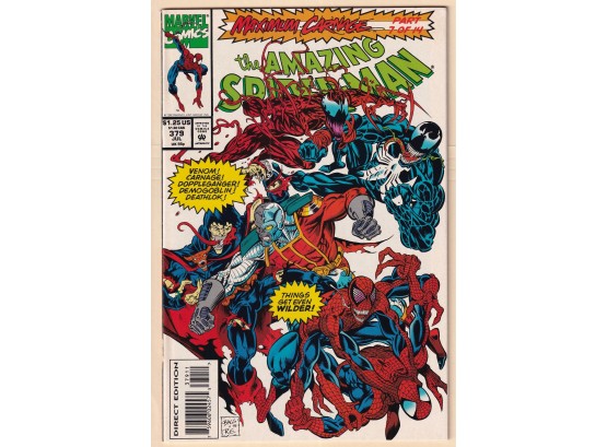 The Amazing Spiderman #379 Maximum Carnage Part 7 Of 14
