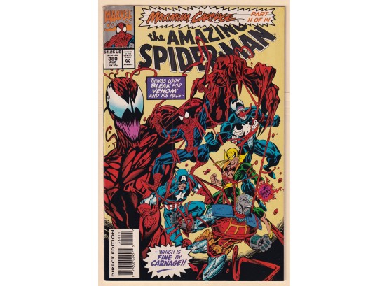 The Amazing Spiderman #380 Maximum Carnage Part 11 Of 14