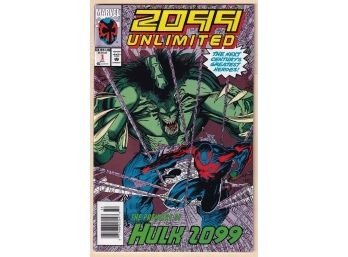 2099 Unlimited #1 First Appearance Of Hulk 2099 !