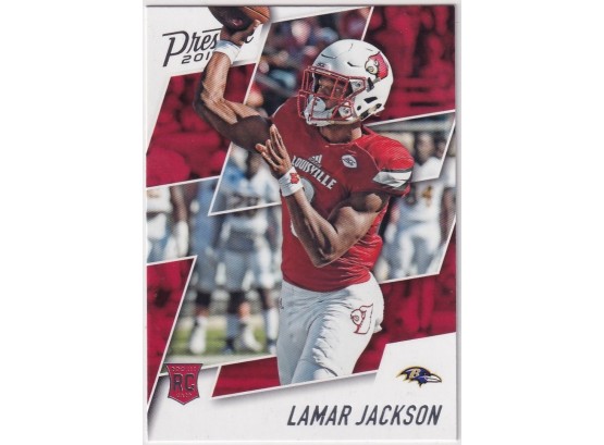 2018 Panini Prestige Lamar Jackson Rookie Card