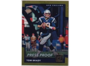 2017 Panini Donruss Tom Brady  Press Proof 02/50