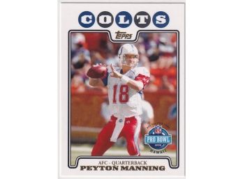 2008 Topps Peyton Manning Quarterback