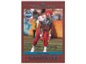 2007 Topps Tony Gonzalez All Pro Pro-Bowl 0792/2007