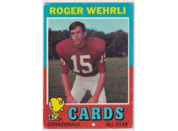 1971 Topps Roger Wehrli