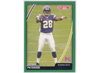 2007 Topps Total Adrian Peterson Rookie Card