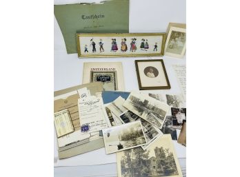 Collection Of Ephemera And Photographs Depicting The Life Of Gertrude Gloor - The Lindberghs Nanny