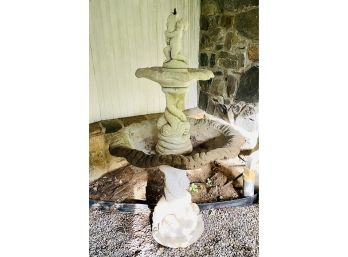 5 Foot Tall Dolphin Water Fountain