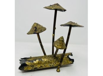 Vintage Brutalist Mushroom Sculpture