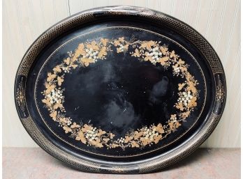 Large Antique Tole Tray