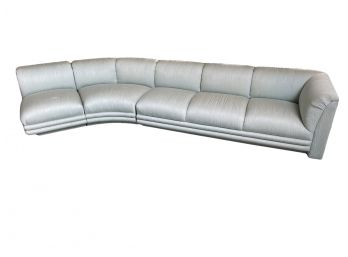 Contemporary Modular Sofa In Seafoam By Unknown Maker