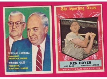 1959 Topps Ken Boyer All Star